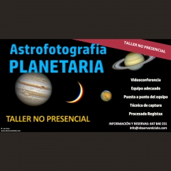 Astrofotografía planetaria NO PRESENCIAL