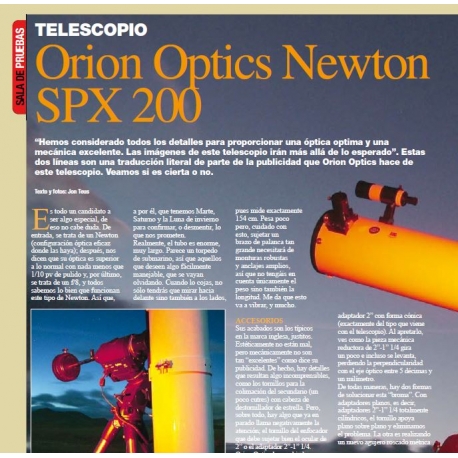 Orion-Optics SPX-200 f/8 Hilux 1/10pv